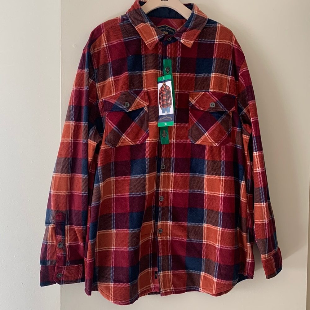 Freedom Foundry fleece plaid men’s L/S top